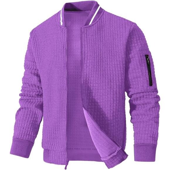 Other - Mens Lightweight Jacket Casual Bomber Jacket Varsity Coat